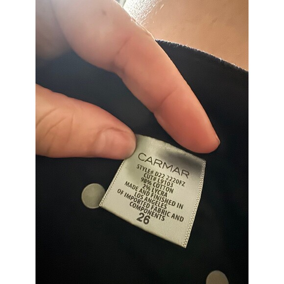 Carmar black skinny jeans 26 - Picture 5 of 5